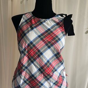 J. Crew Multicolor Plaid Top
